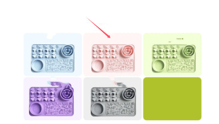 Bol de chien de qualité alimentaire en silicone