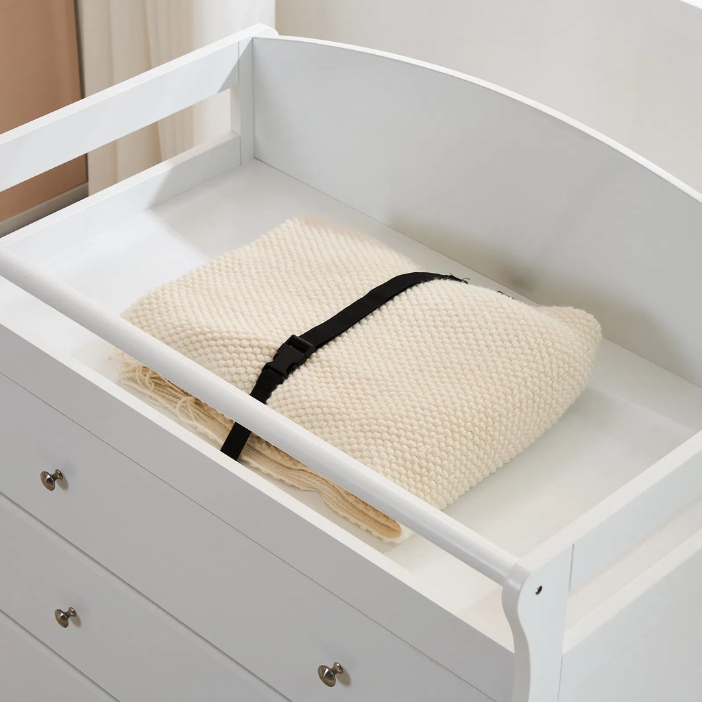 Lit bébé 3-Tier avec garde de sécurité – 90,5x58x92cm