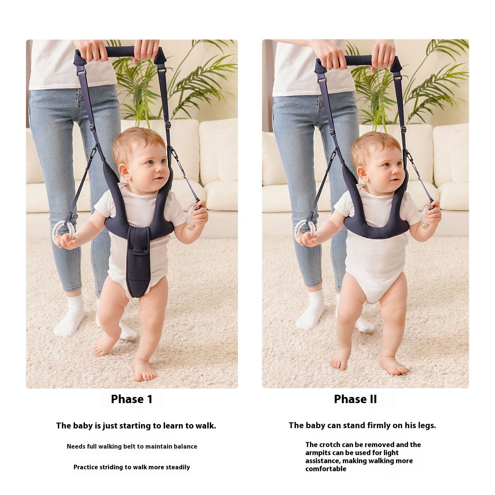 Ailes de marche pour bébé Baby Tobling Walk Hand Holding Rope