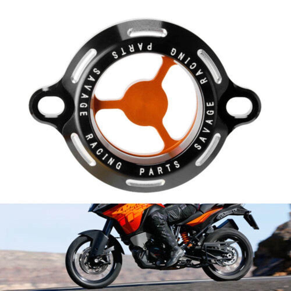 Couverture du filtre à huile moteur modifié pour moto