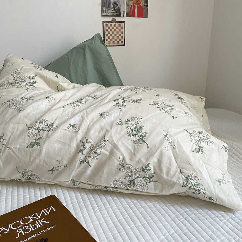 Coussin en coton lavé tout coton
