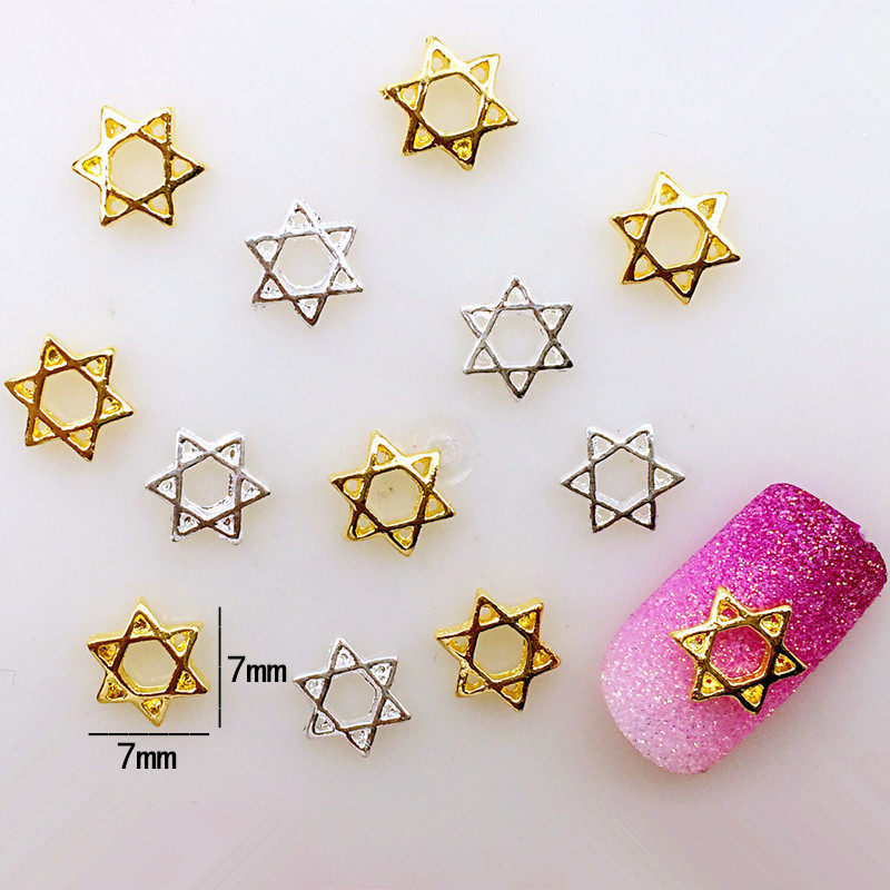 Stickers Nail Art Métal Accessoires Bricolage Nail
