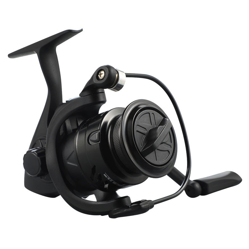 Long Cast haute vitesse tout métal noir Warrior Micro Baitcasting bobine