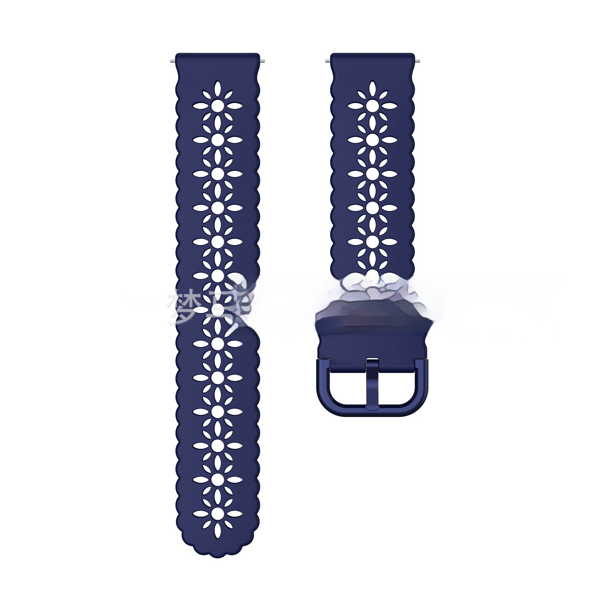 Bracelet d'horloge en silicone pour Plum Blossom