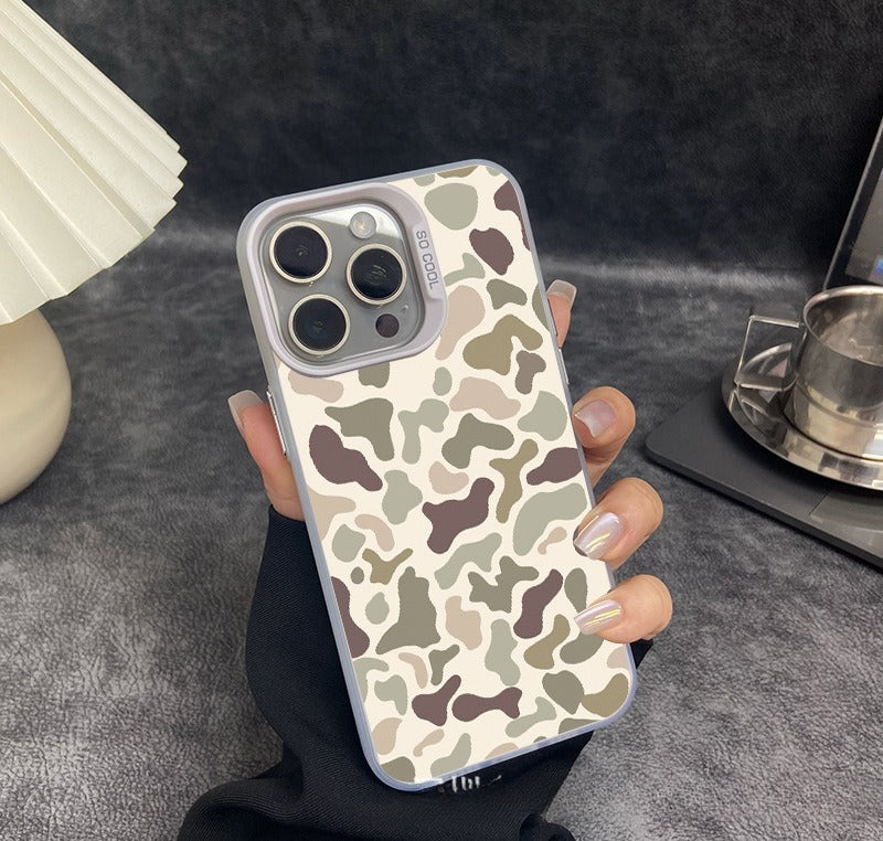 Vintage Leopard Imprimé Creative Frost Mobile Phone Protection Case