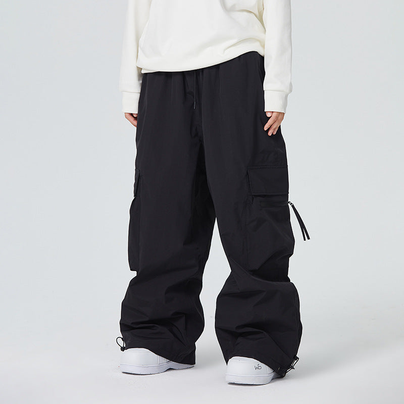 Pantalon de ski homme imperméable, coupe ample et résistante