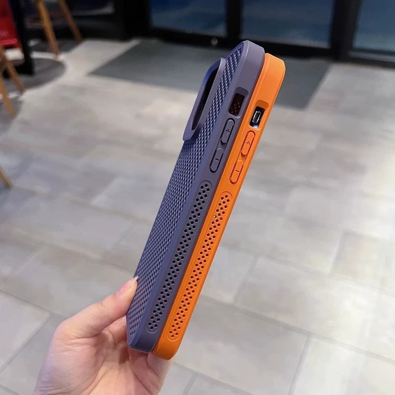 Cas simple de téléphone magnétique en nid d'abeille