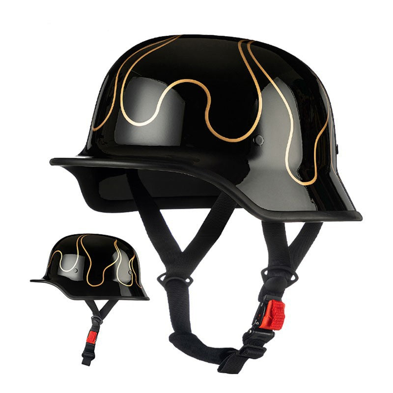 Casque de moto rétro allemand 3C