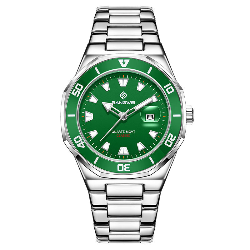 Montre Quartz homme simple de style affaires avec un grand cadran