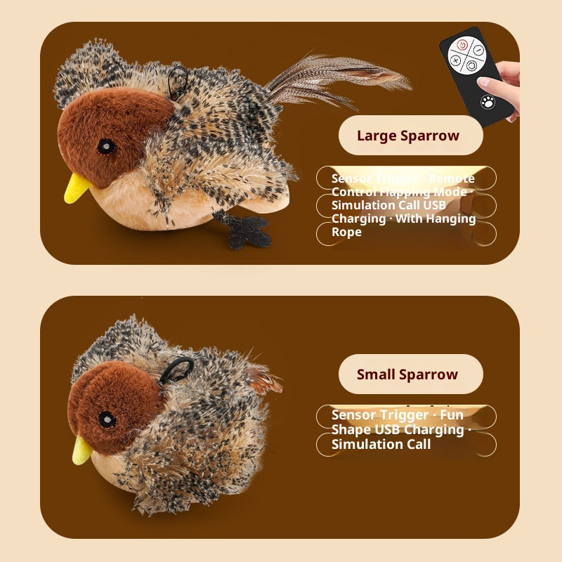 Jouet inductif Magpie Cat Auto-Entrée en peluche Smart Toy