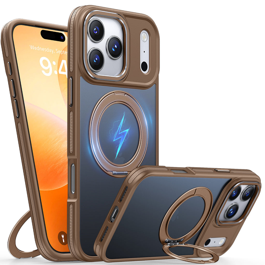 Boîtier de téléphone magnétique avec support