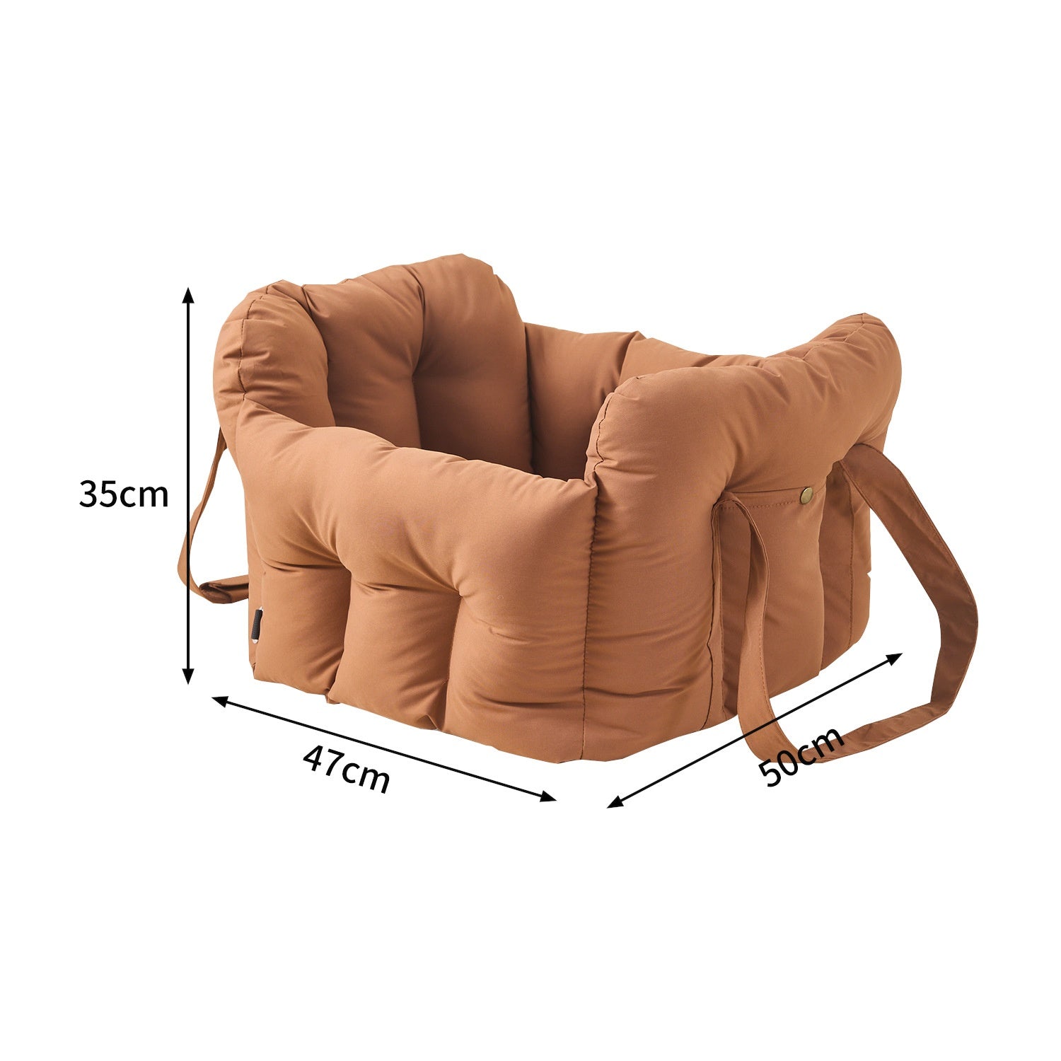 Imperméable amovible voiture portable de sécurité siège lit pour les animaux de compagnie