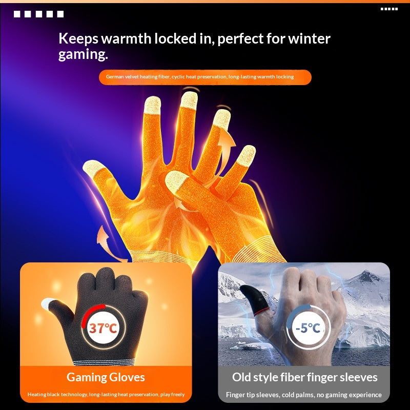 Gants à écran tactile chaud d'hiver ultra doux et respirant