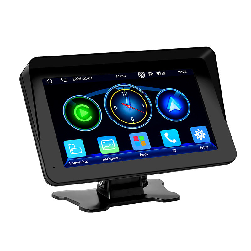 Voiture portable 7 pouces PND Lecteur de véhicule MP5 sans fil Carplay Smart Screen Reversing