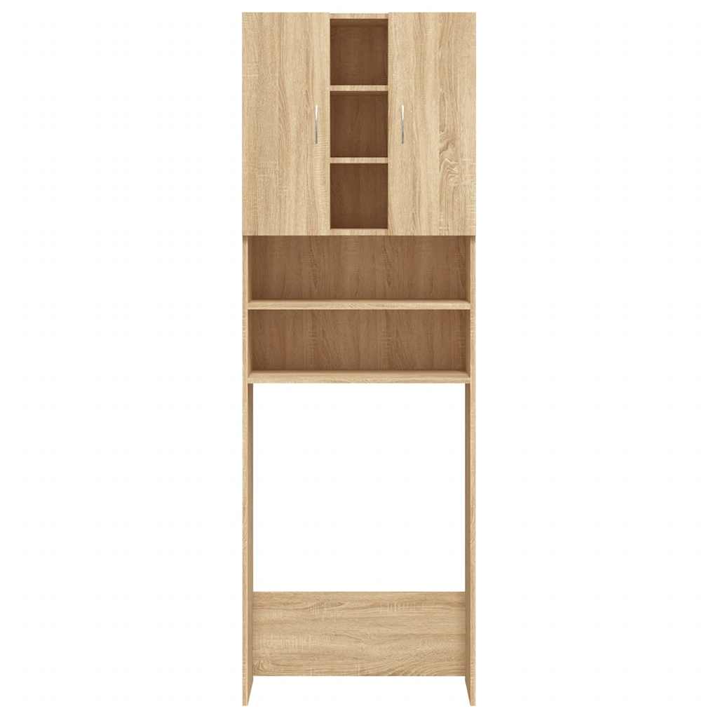 Cabinet machine à laver Sonoma chêne 64x25