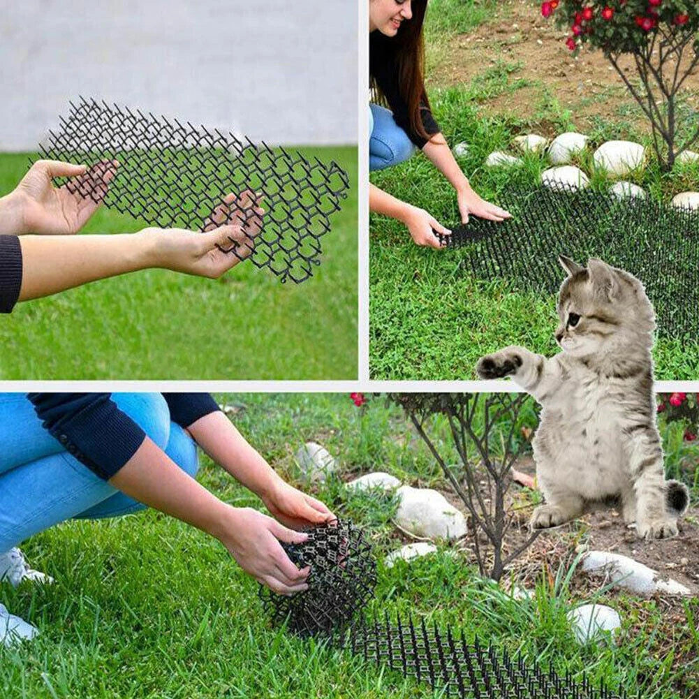 6x Cat Scat Mat Spike Chien Anti-Cat Peste Déterrent Obscurcisseur animal Uk