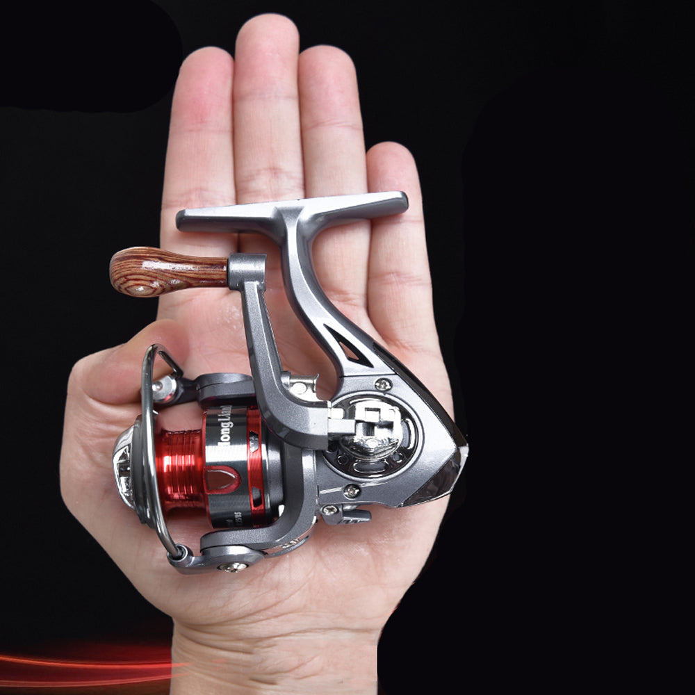 Acier inoxydable Full Metal Fishing Line Roue Palm Zhongbao Petite roue de poisson