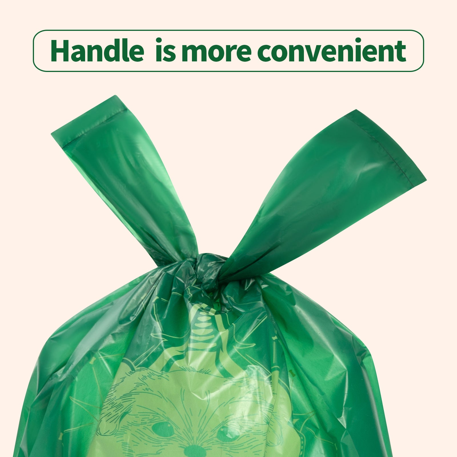 Poignée sac de déchets de chien EPI Vest Poop Sacs de ramassage Degradable Cat Litter Bag