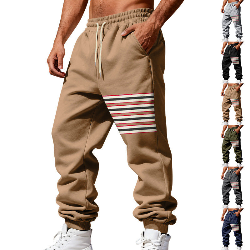 Pantalons de jogging en peluche pour hommes