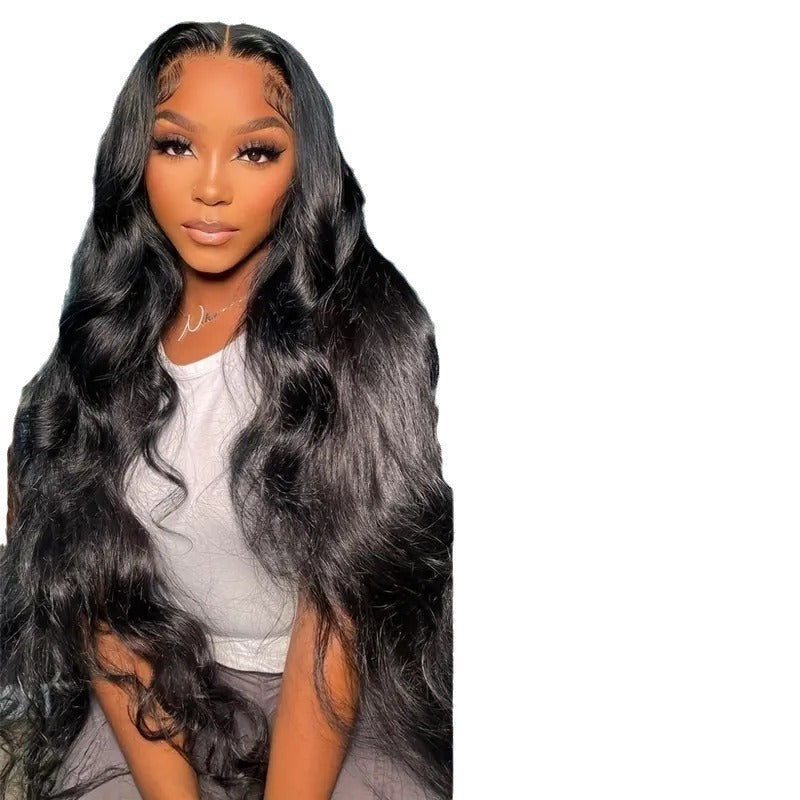 Fashion Lace devant Wavy Long Curly Cheveux Perruque femme