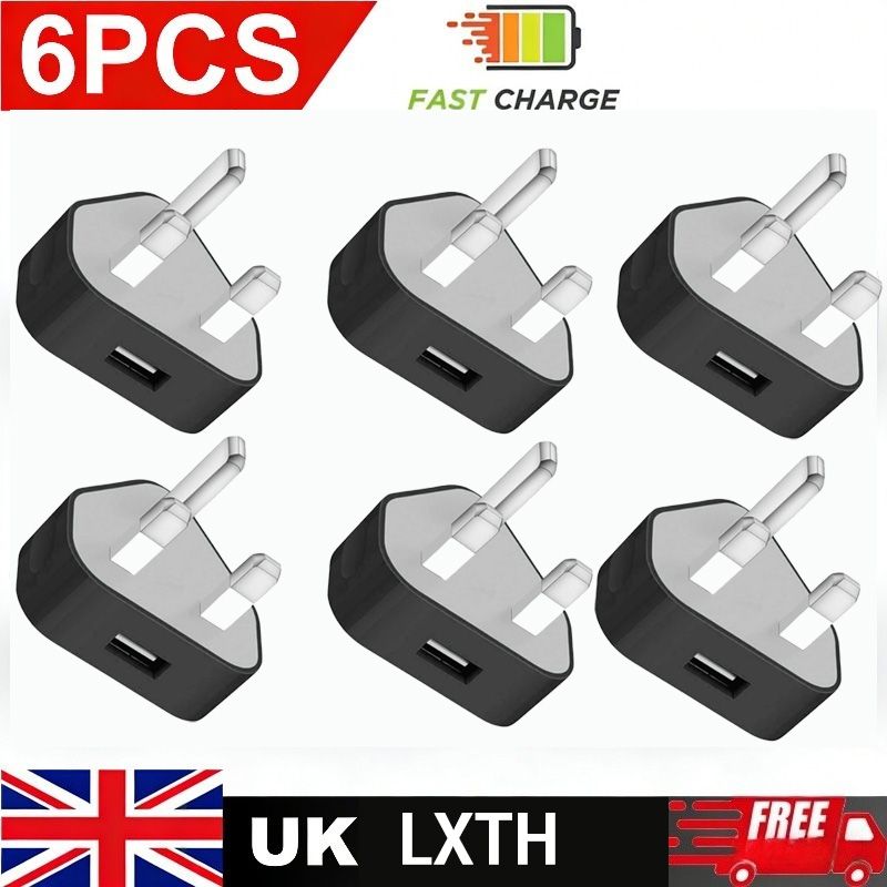 Adaptateur de secteur de prise USB 3 broches pour téléphones