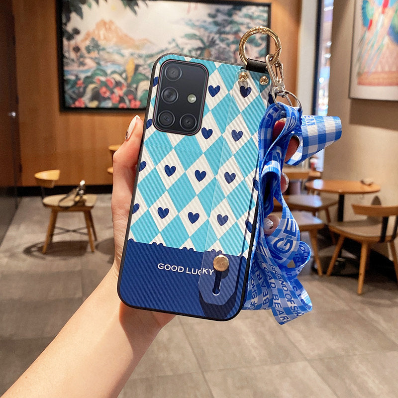 Cartoon Plaid Minimaliste anti-drop téléphone Case