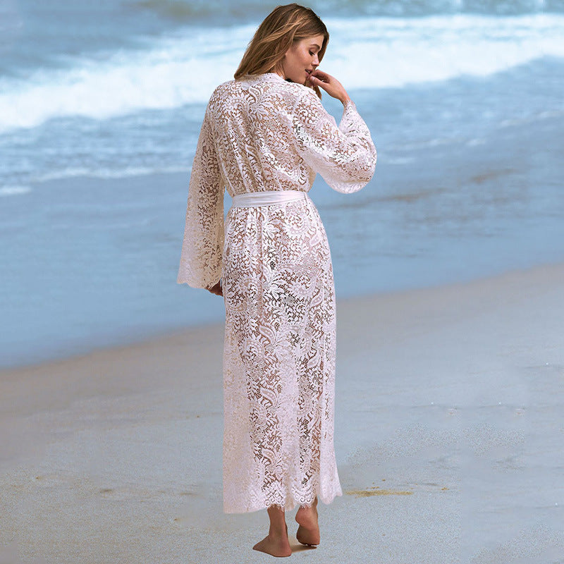 Blouse de bikini en dentelle