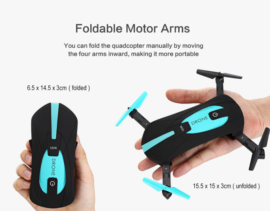 JY018 wifi drone aérien fixe d'abeille noire
