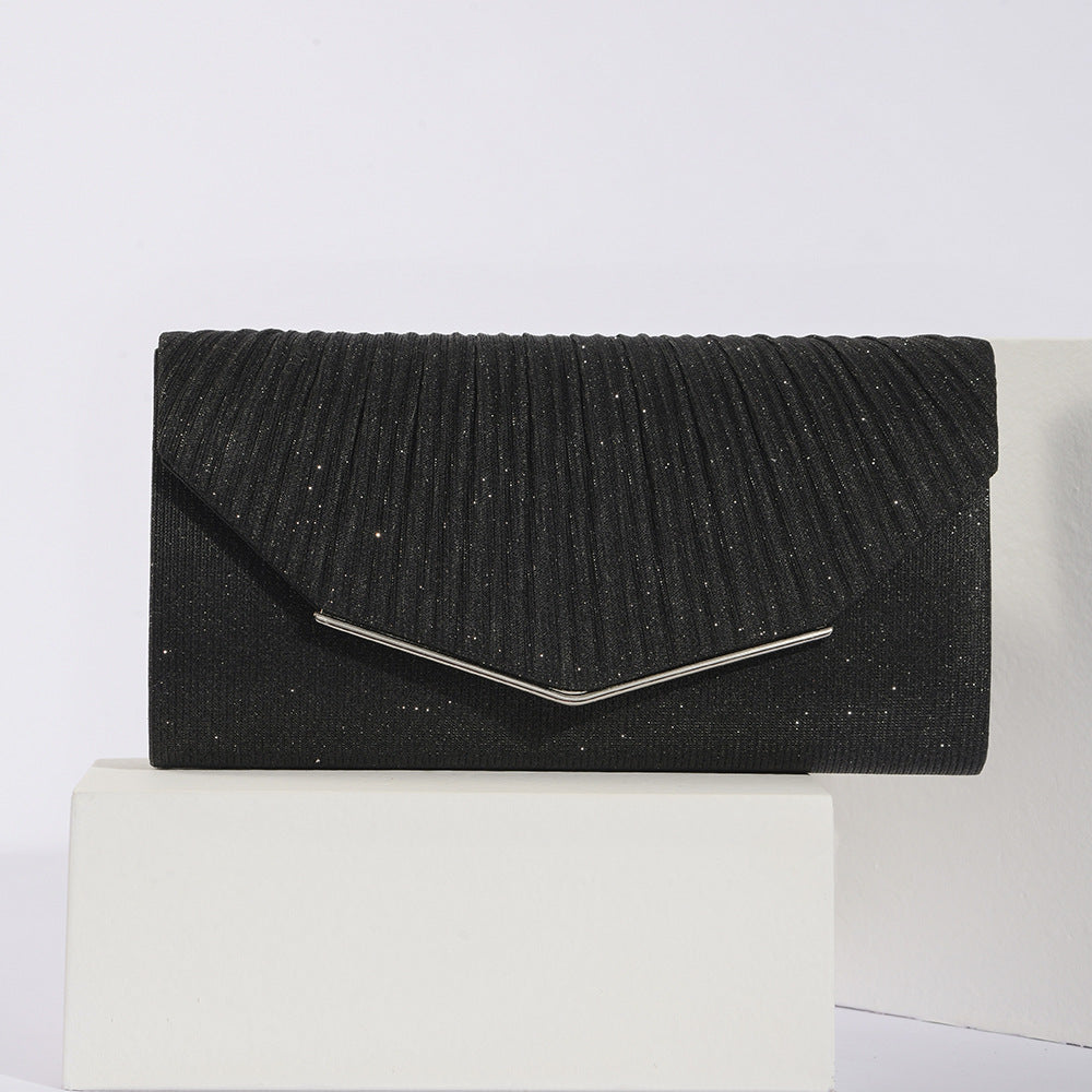 Clutch de soirée pour femmes vintage avec sac d'oreiller en lambeaux Socialite Party Banquet Tote