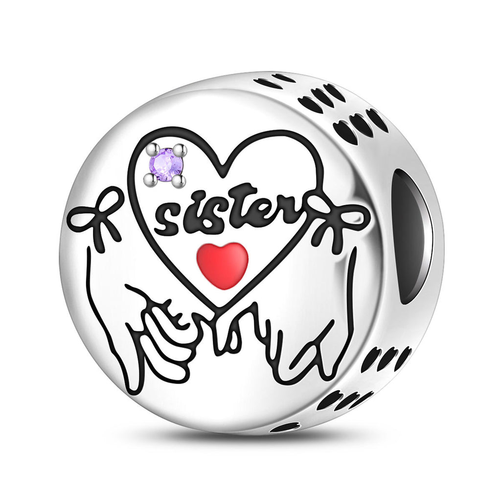 Bricolage Sœur Perle en forme de coeur Pendentif bijoux Accessoire
