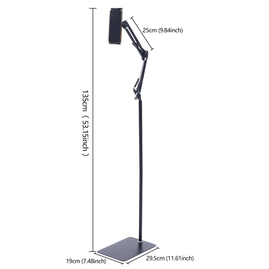 Universal Ipad Support de table au sol Bracket réglable Rotation flexible Support de téléphone Rotati