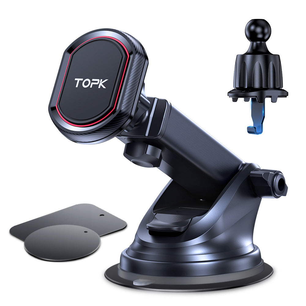 Support de téléphone portable universel pour la prise d'aspiration de voiture magnétique