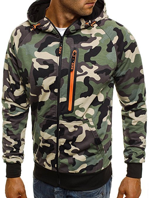 Veste de sweat à capuche casual pour hommes
