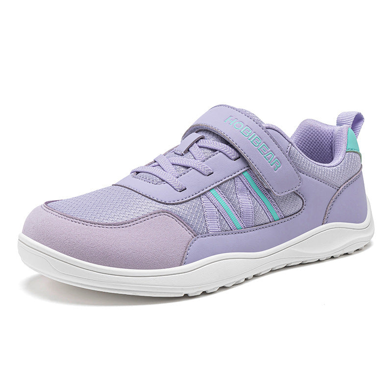 Breathable mesh children's sports shoes, wide toe