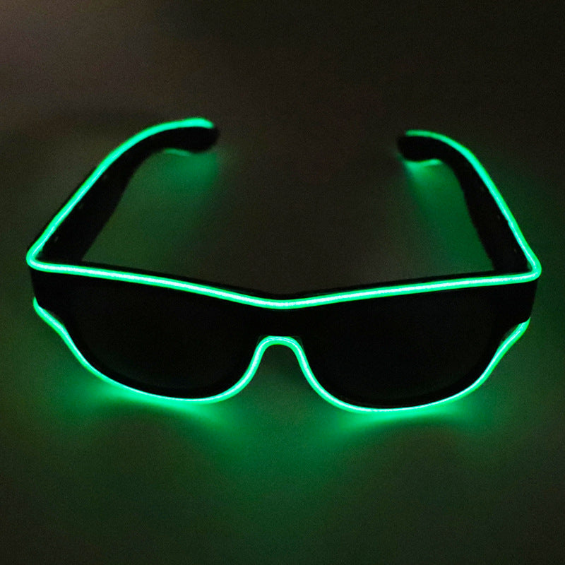 Party Transparent-frame Glowing Music Festival Bar Rave LED Fluorescent changement de couleur Gla