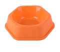 Small hexagonal orange bowl 17cm - 1 piece