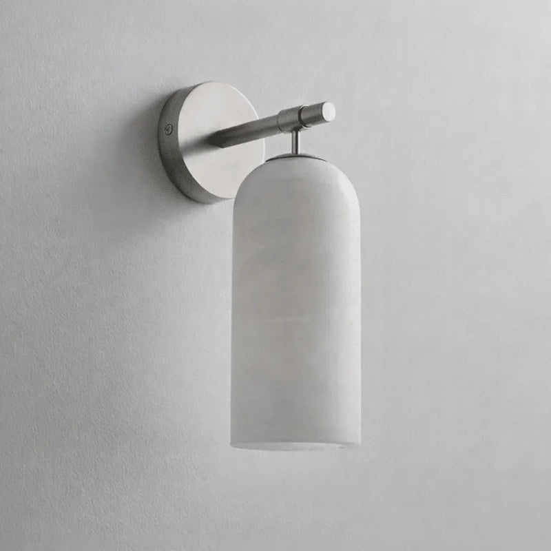 Lampe murale en cuivre de marbre simple En Espagne