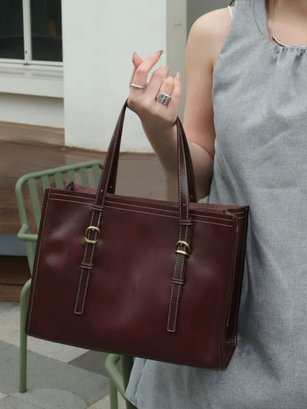 Sac de femme en cuir véritable