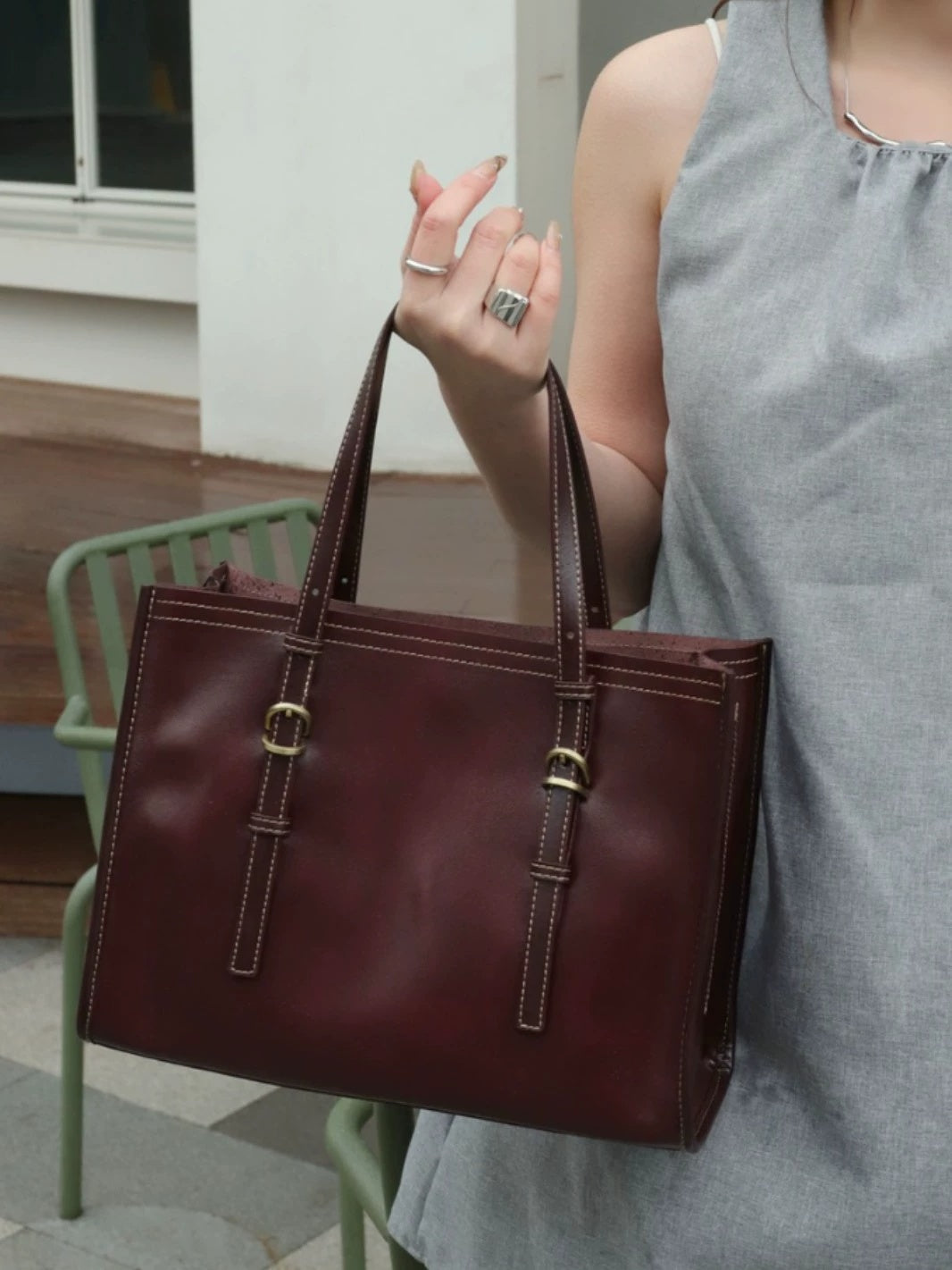 Sac de femme en cuir véritable