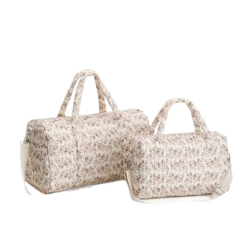 Sac d'organisateur portable en une seule pièce de fleur matelassé