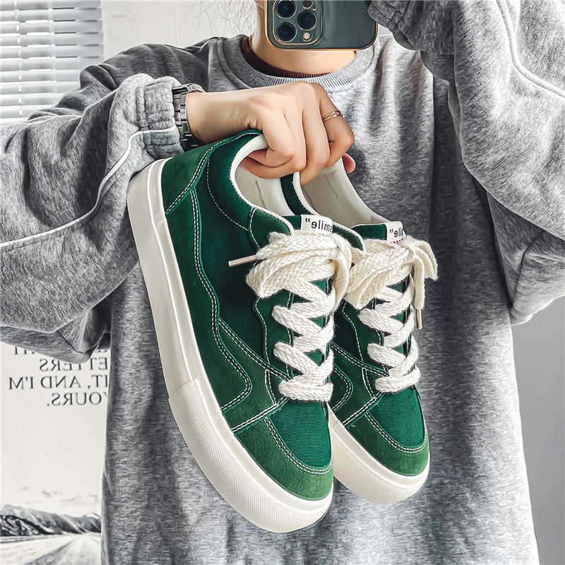 Chaussures Homme Toile Respirante Baskets polyvalents Casual Chaussures Étudiantes