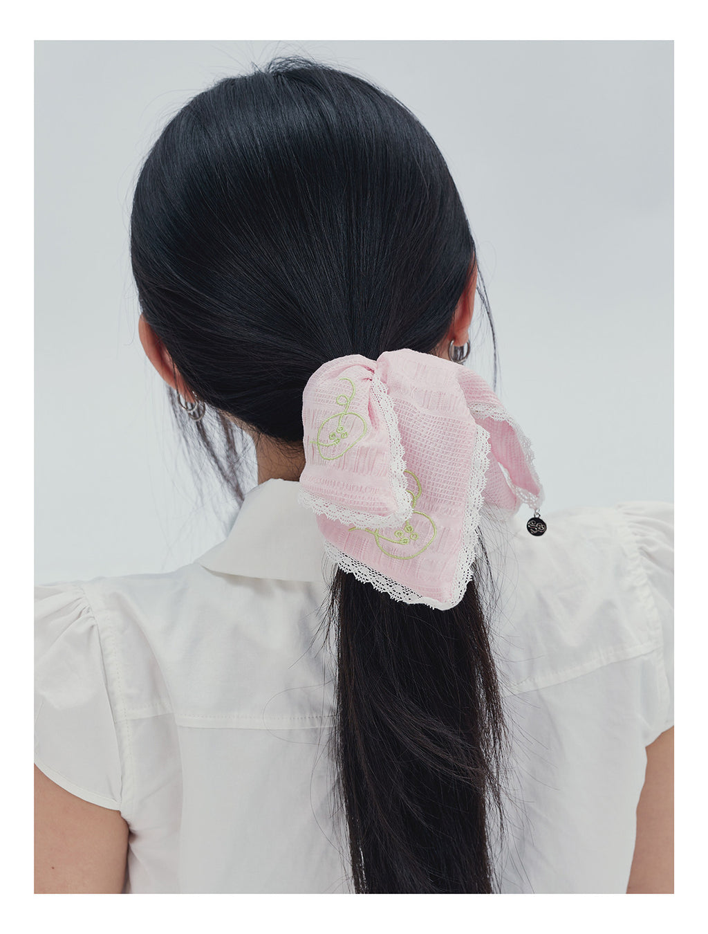 Bubble Headband Dentelle Four Corner Headband Original Versatile High-end Accessory Squar