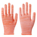 Protection du travail Gants de sécurité en nylon coloré PU
