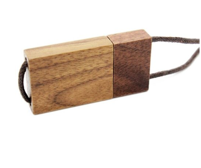 Lanyard en bois clé USB Creative en bois cadeau clé USB