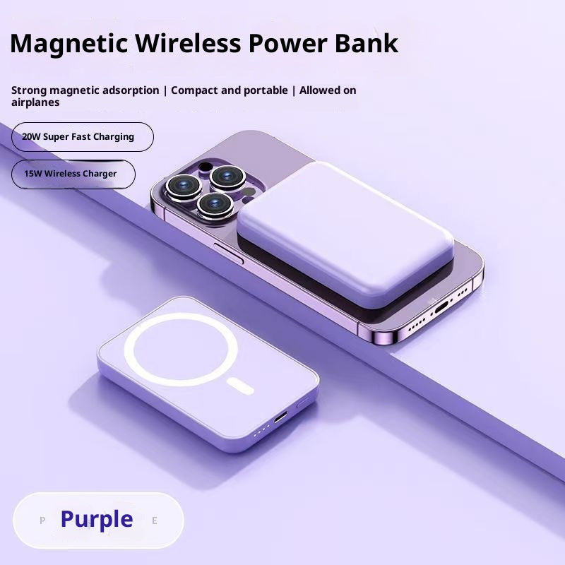Bidirectional Fast Charging Magnetic Wireless Power Bank