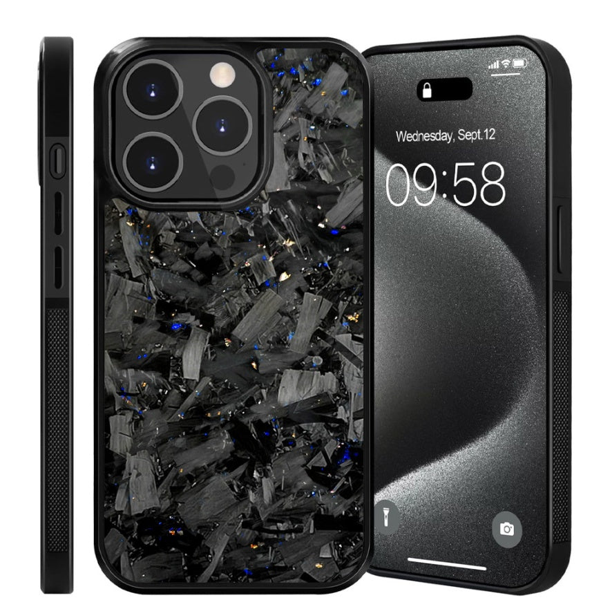 Boîtier de téléphone anti-goutte en fibre de carbone