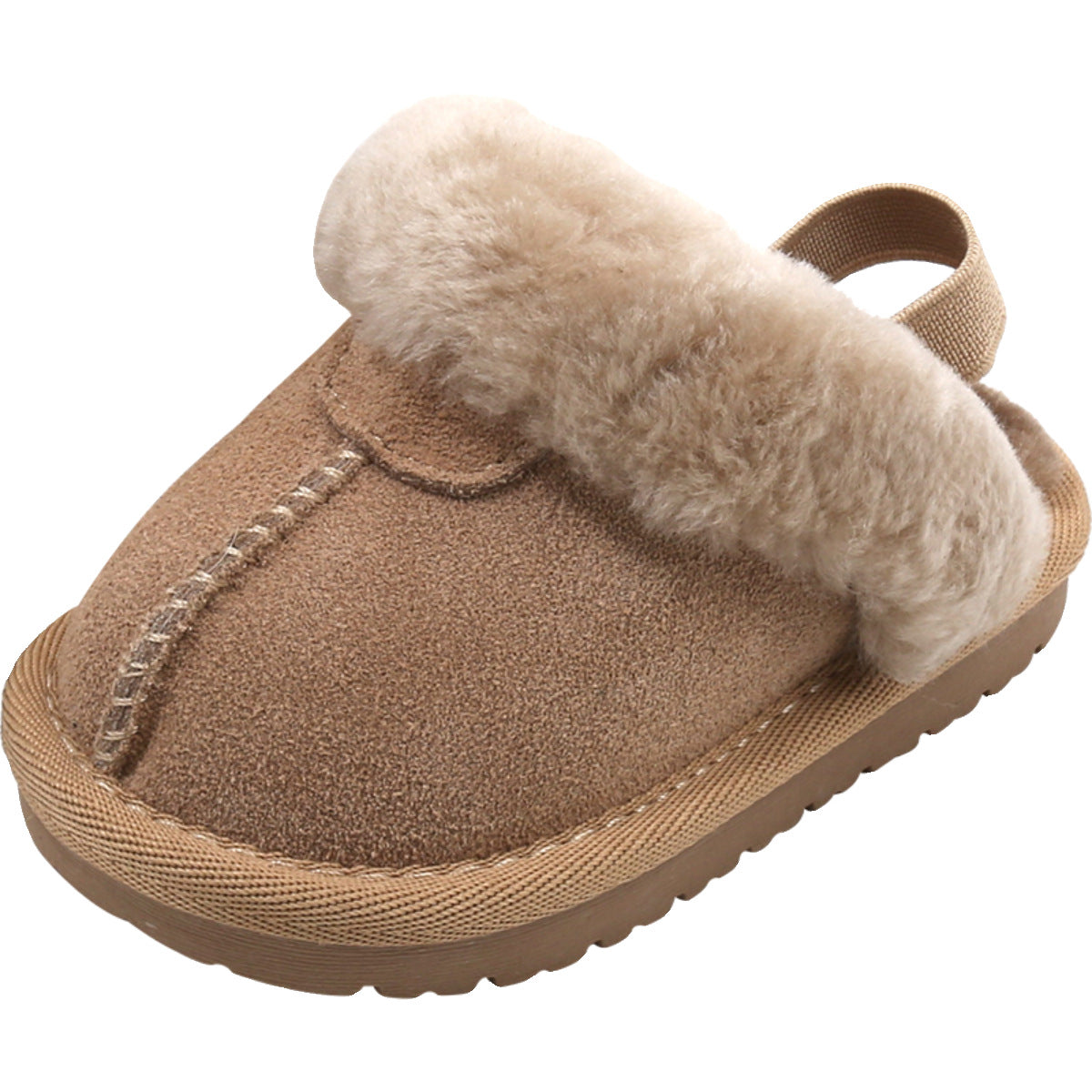 Suede Chaussures en coton doublé de polaire pour la marche des enfants