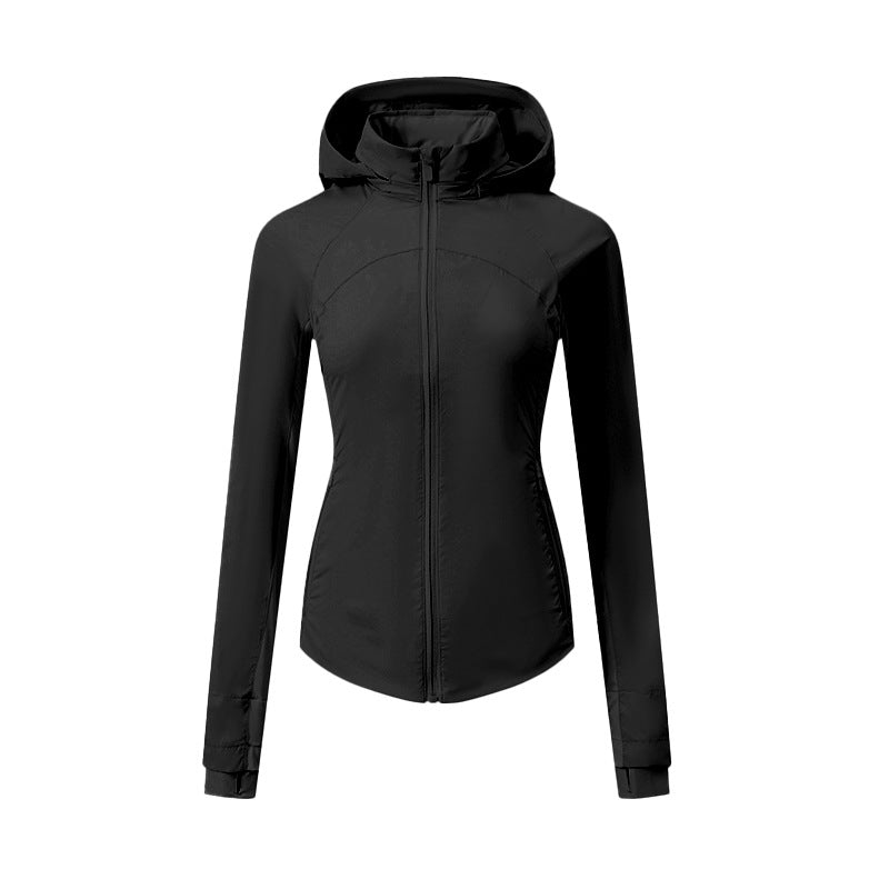 Femmes Outdoor Windproof Sports Top veste de yoga