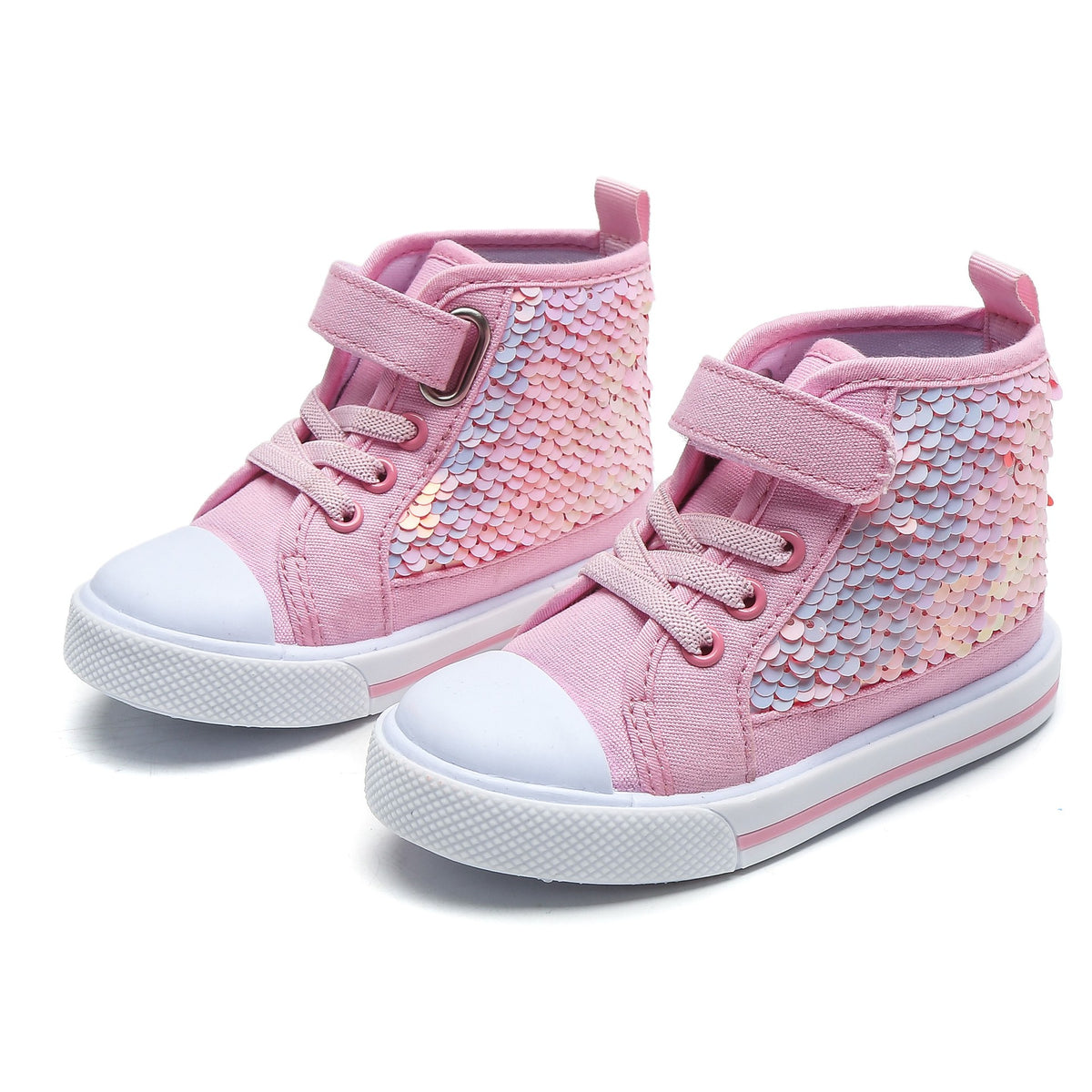 Chaussures en Toile pailletée tendance haut de gamme pour enfants