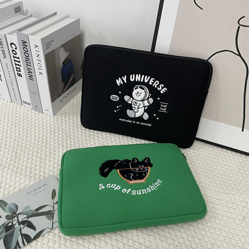 Coffret de protection de sac intérieur pour ordinateur portable mignon